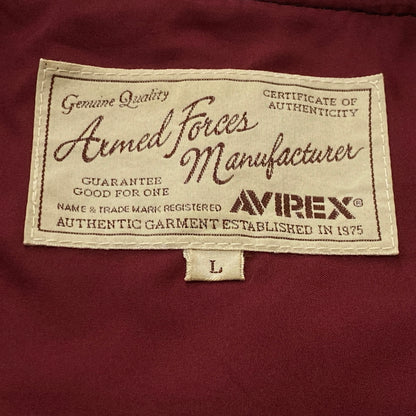 【中古品】【メンズ】 AVIREX アヴィレックス COW LEATHER RIDERS JACKET カウレザー ライダース ジャケット アウター 145-260906-sa-01-teih サイズ：L カラー：ブラック 万代Net店