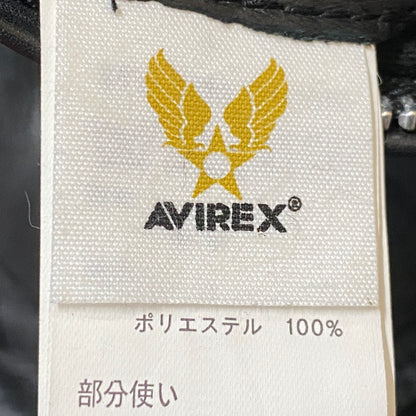【中古品】【メンズ】 AVIREX アヴィレックス COW LEATHER RIDERS JACKET カウレザー ライダース ジャケット アウター 145-260906-sa-01-teih サイズ：L カラー：ブラック 万代Net店