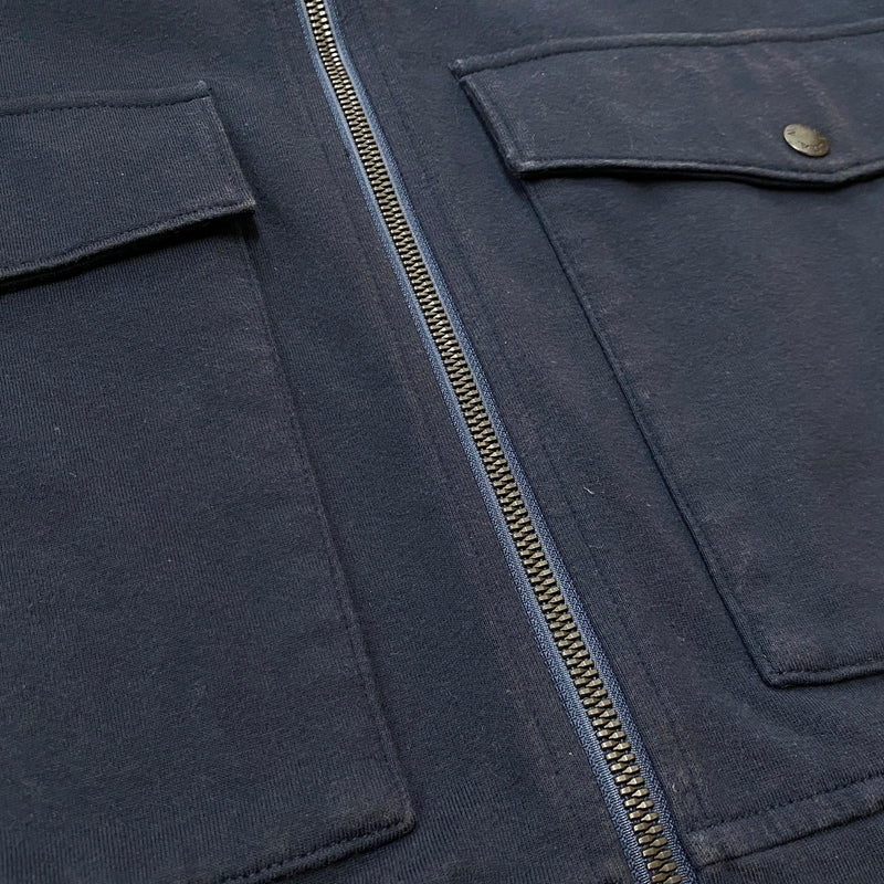 【中古品】【メンズ】 AVIREX アヴィレックス COTTON JACKET コットン ジャケット アウター 145-260906-sa-08-teih サイズ：M カラー：ネイビー 万代Net店