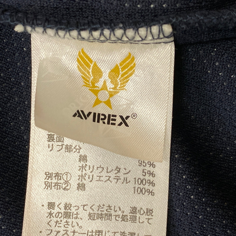 【中古品】【メンズ】 AVIREX アヴィレックス COTTON JACKET コットン ジャケット アウター 145-260906-sa-08-teih サイズ：M カラー：ネイビー 万代Net店