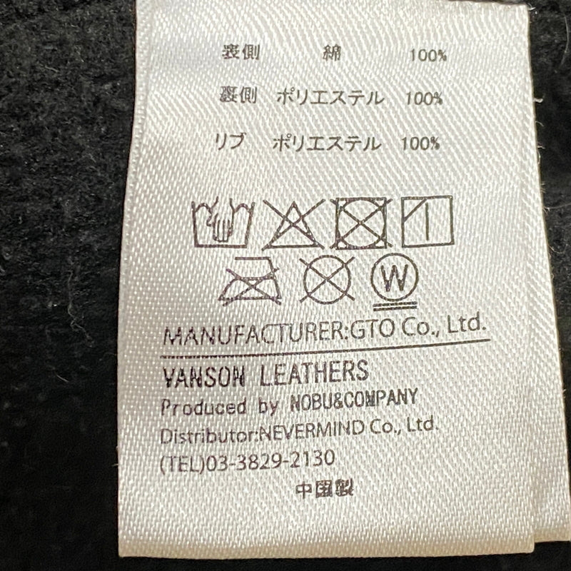 【中古品】【メンズ】 VANSON バンソン × TOM&JERRY トムアンドジェリー 別注コラボ STADIUM JUMPER スタジアム ジャンパー アウター スタジャン 145-260906-sa-09-teih サイズ：L カラー：ブラック 万代Net店