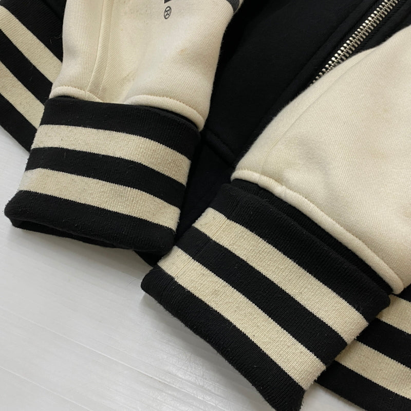 【中古品】【メンズ】 VANSON バンソン × TOM&JERRY トムアンドジェリー 別注コラボ STADIUM JUMPER スタジアム ジャンパー アウター スタジャン 145-260906-sa-09-teih サイズ：L カラー：ブラック 万代Net店