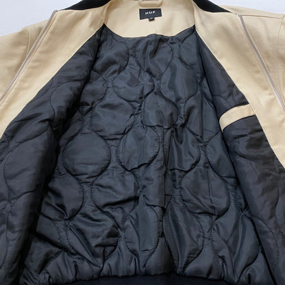 【中古品】【メンズ】 HUF ハフ BLEDSOE WORK JACKET JK00449 ブレッドソー ワーク ジャケット アウター 142-260906-sa-12-teih サイズ：M カラー：ベージュ 万代Net店