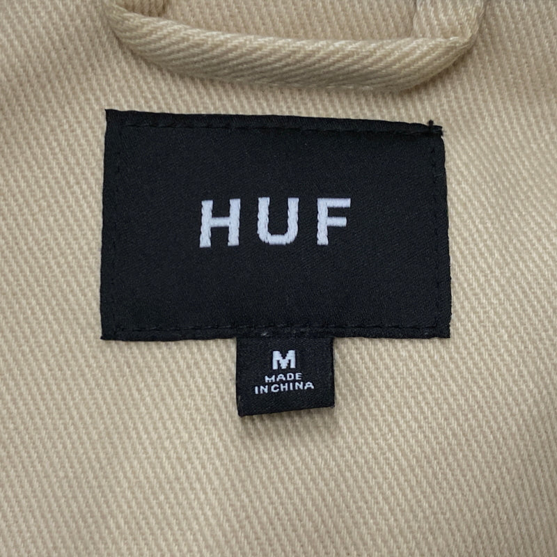 【中古品】【メンズ】 HUF ハフ BLEDSOE WORK JACKET JK00449 ブレッドソー ワーク ジャケット アウター 142-260906-sa-12-teih サイズ：M カラー：ベージュ 万代Net店