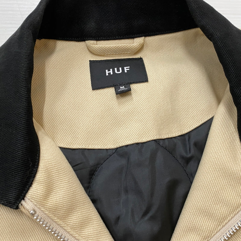 【中古品】【メンズ】 HUF ハフ BLEDSOE WORK JACKET JK00449 ブレッドソー ワーク ジャケット アウター 142-260906-sa-12-teih サイズ：M カラー：ベージュ 万代Net店