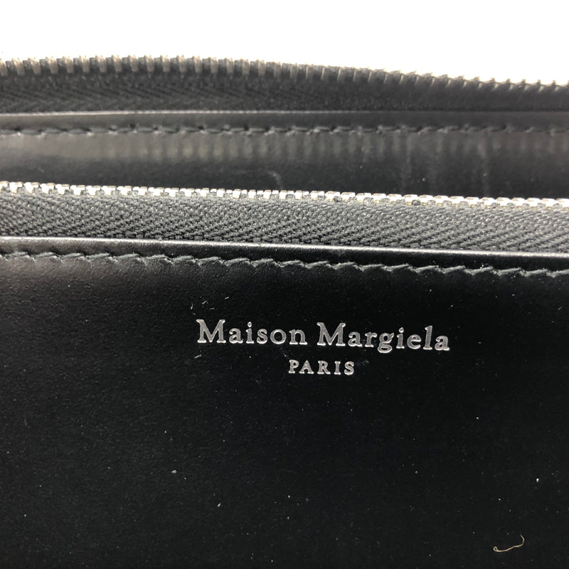 【中古品】【メンズ】 MAISON MARGIELA メゾン マルジェラ ZIP-AROUND WALLET S56UI0110 ジップアラウンド ウォレット 長財布 財布 200-260907-sa-15-teih カラー：ブラック 万代Net店