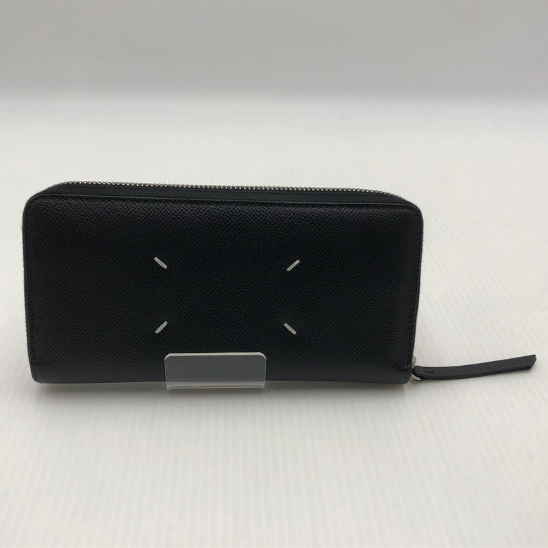 【中古品】【メンズ】 MAISON MARGIELA メゾン マルジェラ ZIP-AROUND WALLET S56UI0110 ジップアラウンド ウォレット 長財布 財布 200-260907-sa-15-teih カラー：ブラック 万代Net店