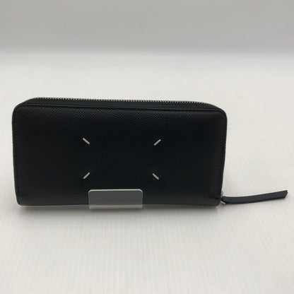 【中古品】【メンズ】 MAISON MARGIELA メゾン マルジェラ ZIP-AROUND WALLET S56UI0110 ジップアラウンド ウォレット 長財布 財布 200-260907-sa-15-teih カラー：ブラック 万代Net店