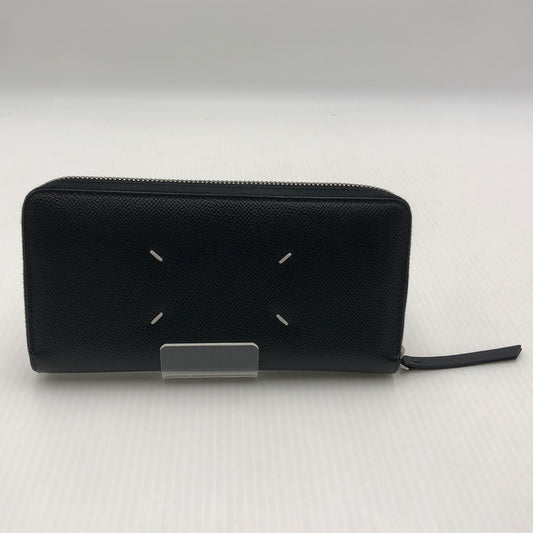 【中古品】【メンズ】 MAISON MARGIELA メゾン マルジェラ ZIP-AROUND WALLET S56UI0110 ジップアラウンド ウォレット 長財布 財布 200-260907-sa-15-teih カラー：ブラック 万代Net店