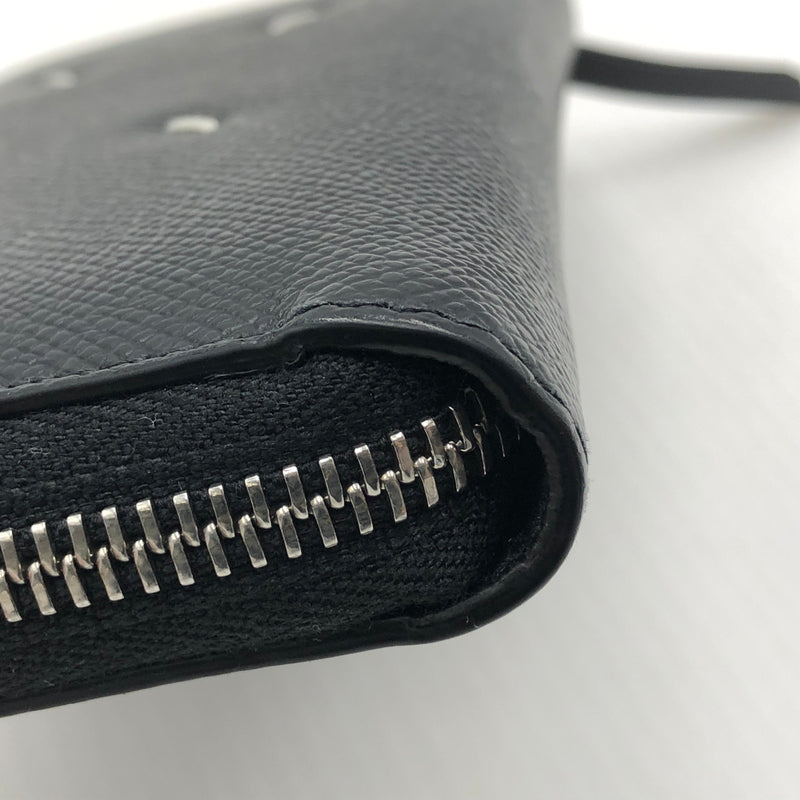 【中古品】【メンズ】 MAISON MARGIELA メゾン マルジェラ ZIP-AROUND WALLET S56UI0110 ジップアラウンド ウォレット 長財布 財布 200-260907-sa-15-teih カラー：ブラック 万代Net店