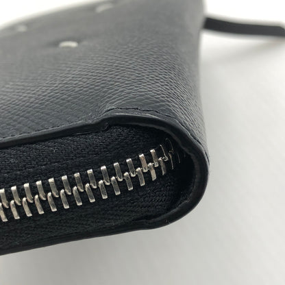 【中古品】【メンズ】 MAISON MARGIELA メゾン マルジェラ ZIP-AROUND WALLET S56UI0110 ジップアラウンド ウォレット 長財布 財布 200-260907-sa-15-teih カラー：ブラック 万代Net店