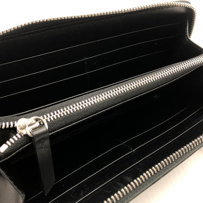 【中古品】【メンズ】 MAISON MARGIELA メゾン マルジェラ ZIP-AROUND WALLET S56UI0110 ジップアラウンド ウォレット 長財布 財布 200-260907-sa-15-teih カラー：ブラック 万代Net店