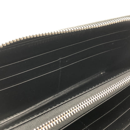 【中古品】【メンズ】 MAISON MARGIELA メゾン マルジェラ ZIP-AROUND WALLET S56UI0110 ジップアラウンド ウォレット 長財布 財布 200-260907-sa-15-teih カラー：ブラック 万代Net店