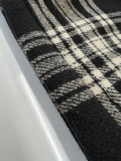 【中古品】【メンズ】 AMISH FARM アーミッシュファーム QUILTING LINER WOOL JACKET ウールジャケット アウター 147-260924-AS-18-hon サイズ：L カラー：ブラック/ホワイト 万代Net店