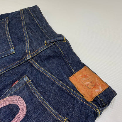 【中古品】【メンズ】 EVISU エヴィス NO.2 DENIM PANTS LOT2000 デニムパンツ ボトムス ジーンズ ピンクカモメ 156-260905-ko-07-teih サイズ：34 カラー：インディゴ 万代Net店