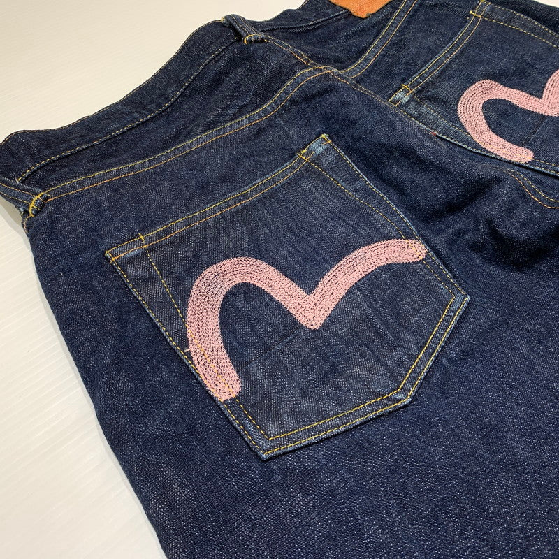 【中古品】【メンズ】 EVISU エヴィス NO.2 DENIM PANTS LOT2000 デニムパンツ ボトムス ジーンズ ピンクカモメ 156-260905-ko-07-teih サイズ：34 カラー：インディゴ 万代Net店