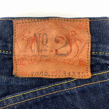 【中古品】【メンズ】 EVISU エヴィス NO.2 DENIM PANTS LOT2000 デニムパンツ ボトムス ジーンズ ピンクカモメ 156-260905-ko-07-teih サイズ：34 カラー：インディゴ 万代Net店