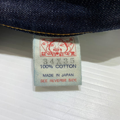 【中古品】【メンズ】 EVISU エヴィス NO.2 DENIM PANTS LOT2000 デニムパンツ ボトムス ジーンズ ピンクカモメ 156-260905-ko-07-teih サイズ：34 カラー：インディゴ 万代Net店