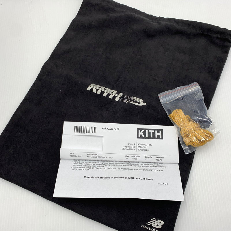 【中古品】【メンズ】 KITH キス × NEW BALANCE ニューバランス 別注 コラボ 2010 BLACK MULTI U2010KTF ブラック マルチ スニーカー 靴 シューズ 162-260914-ko-13-teih サイズ：28cm カラー：マルチ 万代Net店
