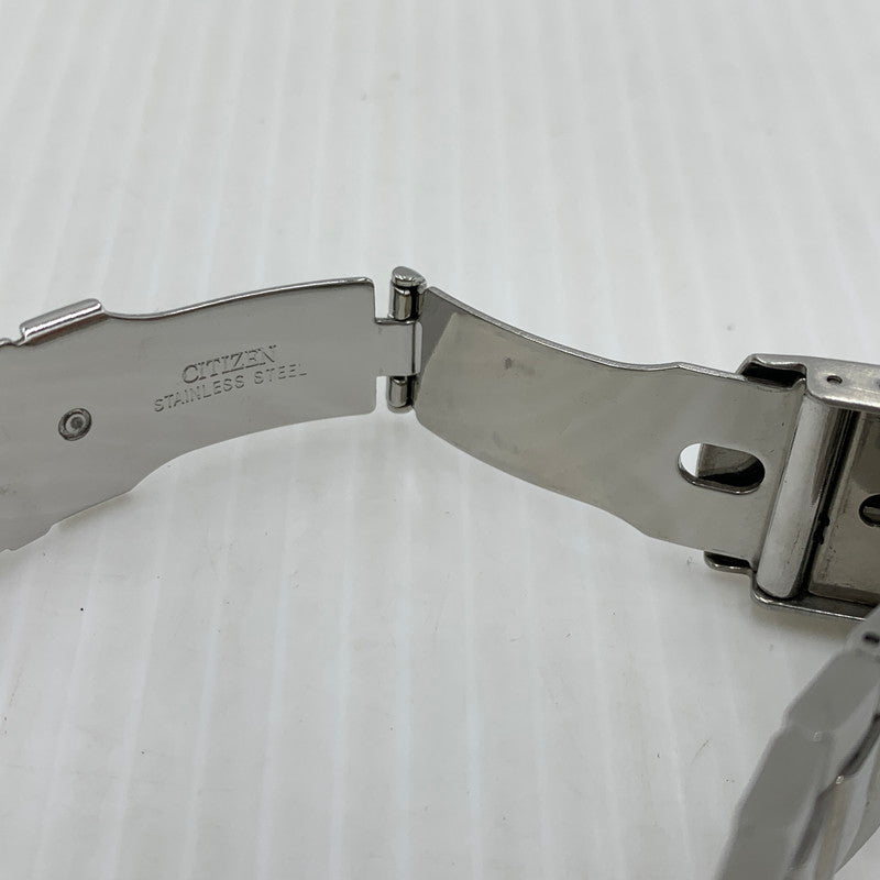 【中古品】【メンズ】 CITIZEN シチズン ECO DRIVE E820-S083460 エコドライブ クロノグラフデイト 腕時計 197-260909-ko-12-teih カラー：シルバー/ブラック 万代Net店