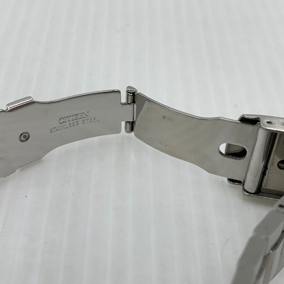【中古品】【メンズ】 CITIZEN シチズン ECO DRIVE E820-S083460 エコドライブ クロノグラフデイト 腕時計 197-260909-ko-12-teih カラー：シルバー/ブラック 万代Net店