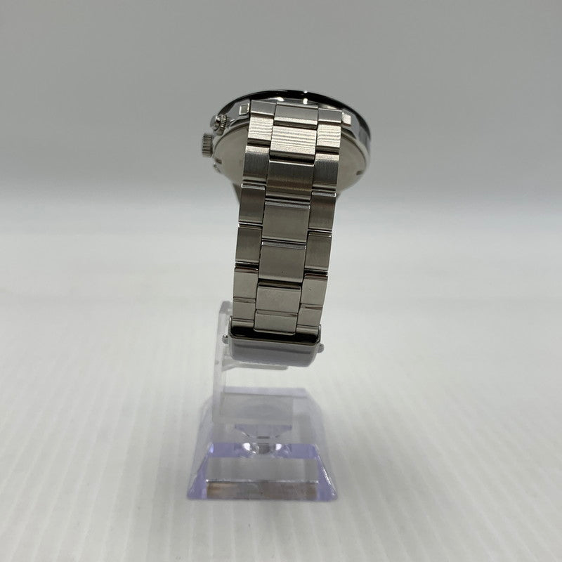 【中古品】【メンズ】 CITIZEN シチズン ECO DRIVE E820-S083460 エコドライブ クロノグラフデイト 腕時計 197-260909-ko-12-teih カラー：シルバー/ブラック 万代Net店