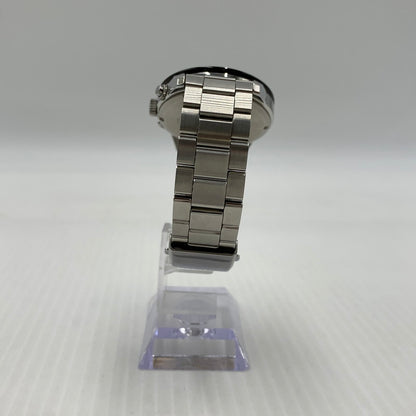 【中古品】【メンズ】 CITIZEN シチズン ECO DRIVE E820-S083460 エコドライブ クロノグラフデイト 腕時計 197-260909-ko-12-teih カラー：シルバー/ブラック 万代Net店