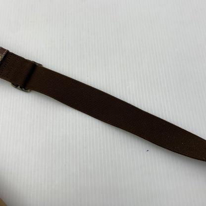 【中古品】【メンズ】 HUNTING WORLD ハンティングワールド サファリ ワッペン ショルダーバッグ カバン メッセンジャーバッグ 188-260914-ko-09-teih カラー：ブラウン系 万代Net店