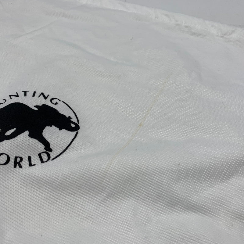 【中古品】【メンズ】 HUNTING WORLD ハンティングワールド サファリ ワッペン ショルダーバッグ カバン メッセンジャーバッグ 188-260914-ko-09-teih カラー：ブラウン系 万代Net店