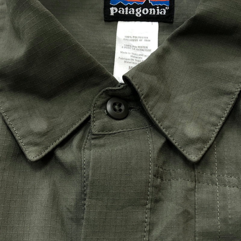 【中古品】【メンズ】 PATAGONIA パタゴニア SOL PATROL SHIRT ソル パトロール シャツ 長袖 トップス 144-260909-sa-08-teih サイズ：L カラー：カーキ 万代Net店