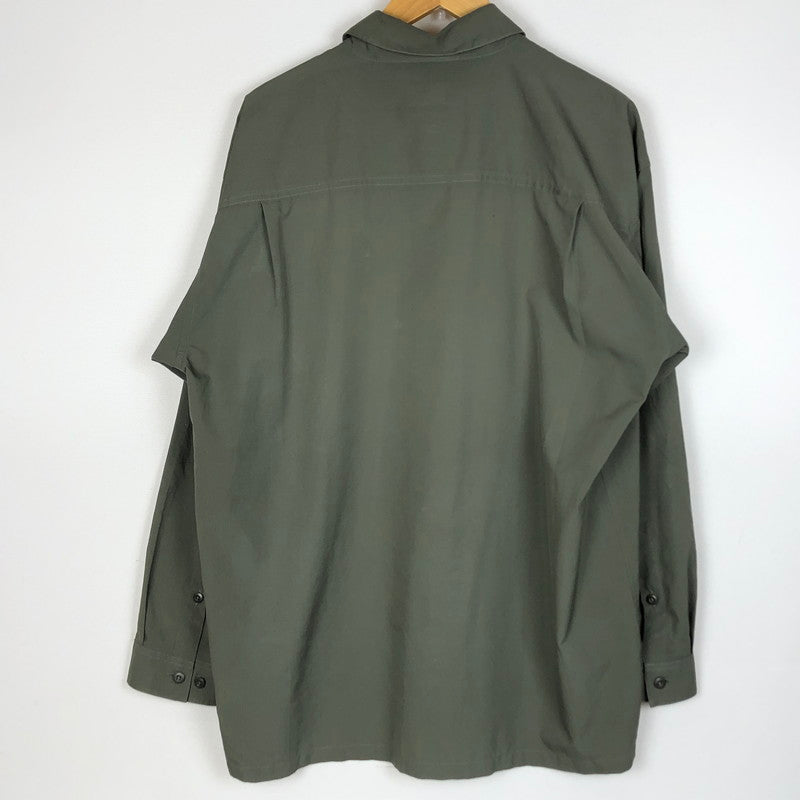 【中古品】【メンズ】 PATAGONIA パタゴニア SOL PATROL SHIRT ソル パトロール シャツ 長袖 トップス 144-260909-sa-08-teih サイズ：L カラー：カーキ 万代Net店