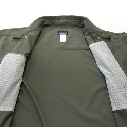 【中古品】【メンズ】 PATAGONIA パタゴニア SOL PATROL SHIRT ソル パトロール シャツ 長袖 トップス 144-260909-sa-08-teih サイズ：L カラー：カーキ 万代Net店