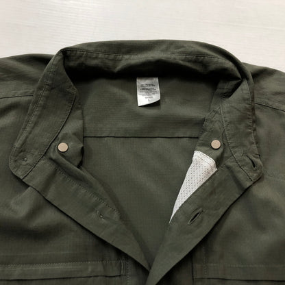 【中古品】【メンズ】 PATAGONIA パタゴニア SOL PATROL SHIRT ソル パトロール シャツ 長袖 トップス 144-260909-sa-08-teih サイズ：L カラー：カーキ 万代Net店