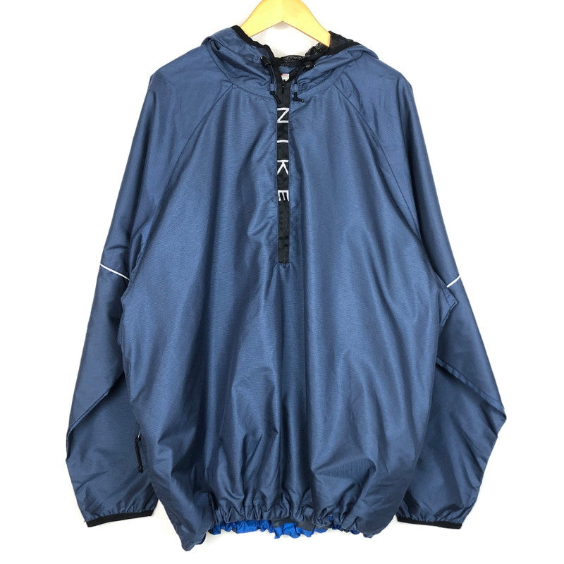 【中古品】【メンズ】 NIKE ナイキ 00’s HALFZIP PULLOVER 2000年 ハーフジップ プルーオーバー アウター 148-260909-sa-09-teih サイズ：XXL カラー：ネイビー 万代Net店