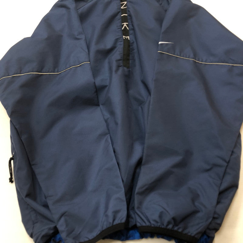 【中古品】【メンズ】 NIKE ナイキ 00’s HALFZIP PULLOVER 2000年 ハーフジップ プルーオーバー アウター 148-260909-sa-09-teih サイズ：XXL カラー：ネイビー 万代Net店