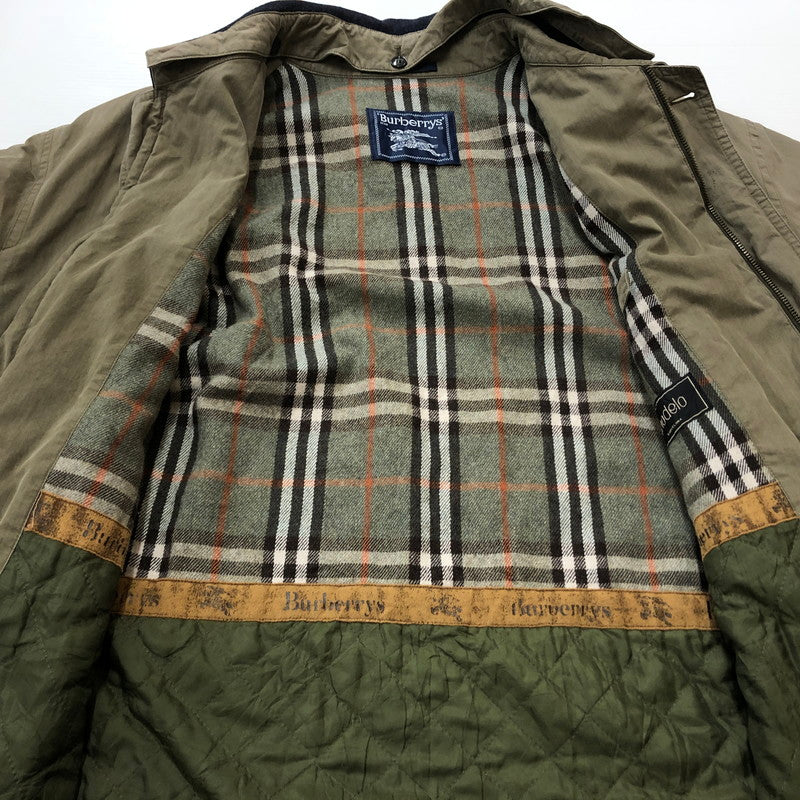【中古品】【メンズ】 BURBERRYS バーバリーズ LINER COAT ライナー 付き コート アウター 141-260909-sa-12-teih サイズ：不明 カラー：カーキ 万代Net店