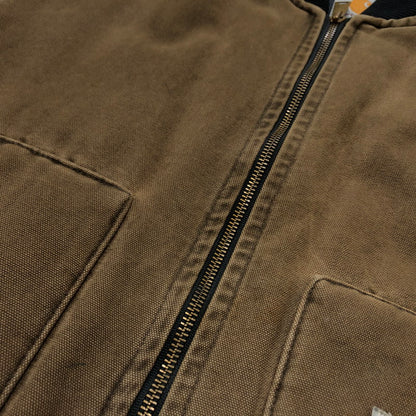 【中古品】【メンズ】 CARHARTT カーハート ZIP WORK VEST ジップ ワーク ベスト トップス 145-260909-sa-06-teih カラー：ブラウン系 万代Net店