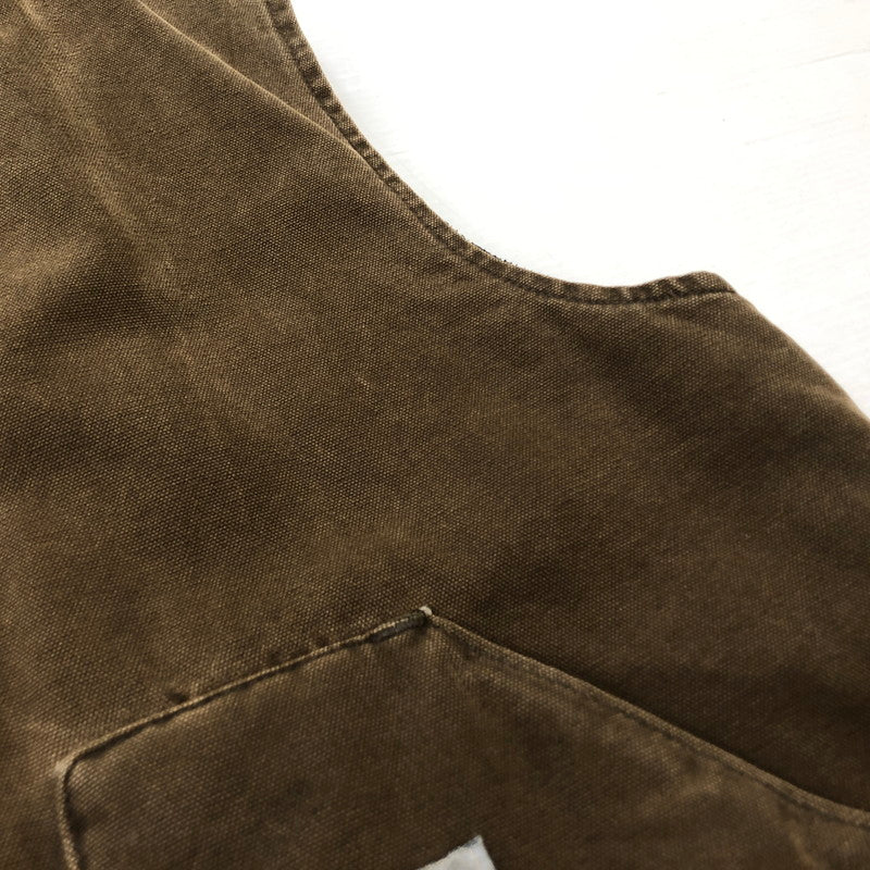 【中古品】【メンズ】 CARHARTT カーハート ZIP WORK VEST ジップ ワーク ベスト トップス 145-260909-sa-06-teih カラー：ブラウン系 万代Net店