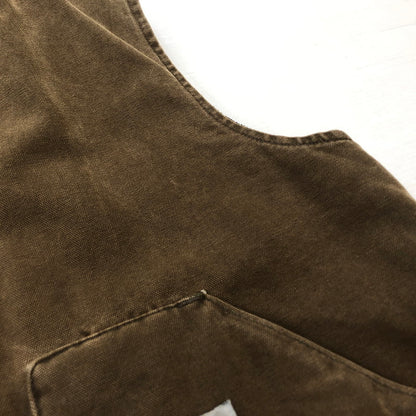 【中古品】【メンズ】 CARHARTT カーハート ZIP WORK VEST ジップ ワーク ベスト トップス 145-260909-sa-06-teih カラー：ブラウン系 万代Net店