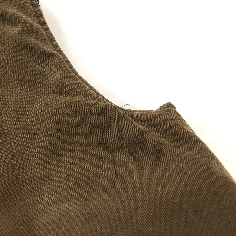 【中古品】【メンズ】 CARHARTT カーハート ZIP WORK VEST ジップ ワーク ベスト トップス 145-260909-sa-06-teih カラー：ブラウン系 万代Net店