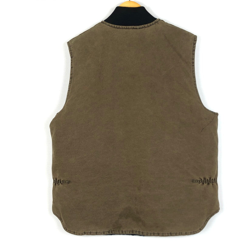 【中古品】【メンズ】 CARHARTT カーハート ZIP WORK VEST ジップ ワーク ベスト トップス 145-260909-sa-06-teih カラー：ブラウン系 万代Net店