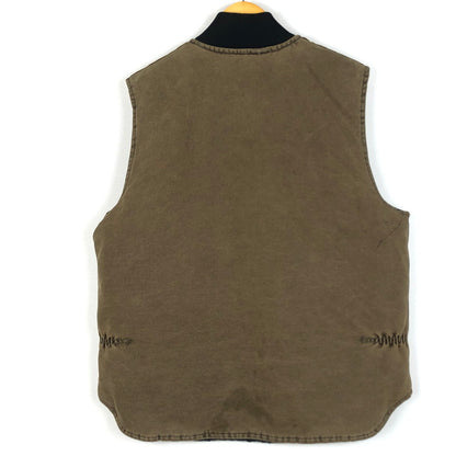 【中古品】【メンズ】 CARHARTT カーハート ZIP WORK VEST ジップ ワーク ベスト トップス 145-260909-sa-06-teih カラー：ブラウン系 万代Net店