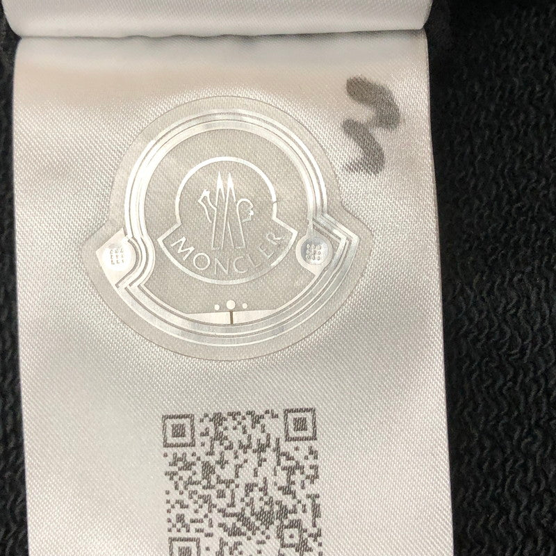 【中古品】【メンズ】 MONCLER モンクレール EMBOSS LOGO PATCH FULLZIP PARKER K20918G00023 89AZU エンボス ロゴ パッチ フルジップ パーカー 長袖 トップス 141-260909-sa-04-teih サイズ：L カラー：ブラック 万代Net店