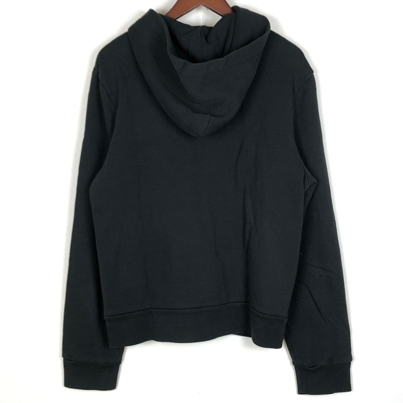 【中古品】【メンズ】 MONCLER モンクレール EMBOSS LOGO PATCH FULLZIP PARKER K20918G00023 89AZU エンボス ロゴ パッチ フルジップ パーカー 長袖 トップス 141-260909-sa-04-teih サイズ：L カラー：ブラック 万代Net店