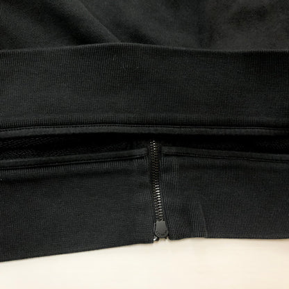 【中古品】【メンズ】 MONCLER モンクレール EMBOSS LOGO PATCH FULLZIP PARKER K20918G00023 89AZU エンボス ロゴ パッチ フルジップ パーカー 長袖 トップス 141-260909-sa-04-teih サイズ：L カラー：ブラック 万代Net店