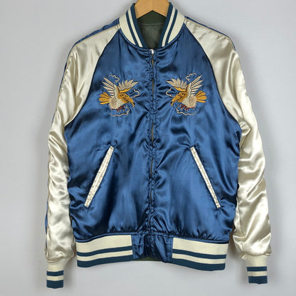 【中古品】【メンズ】 ALPHA INDUSTRIES アルファ インダストリーズ SOUVENIR JACKET REVERSE MA-1 TA1173-042 スーベニア ジャケット リーバイス エムエーワン アウター リバーシブル 145-260909-sa-07-teih サイズ：S カラー：ブルー 万代Net店