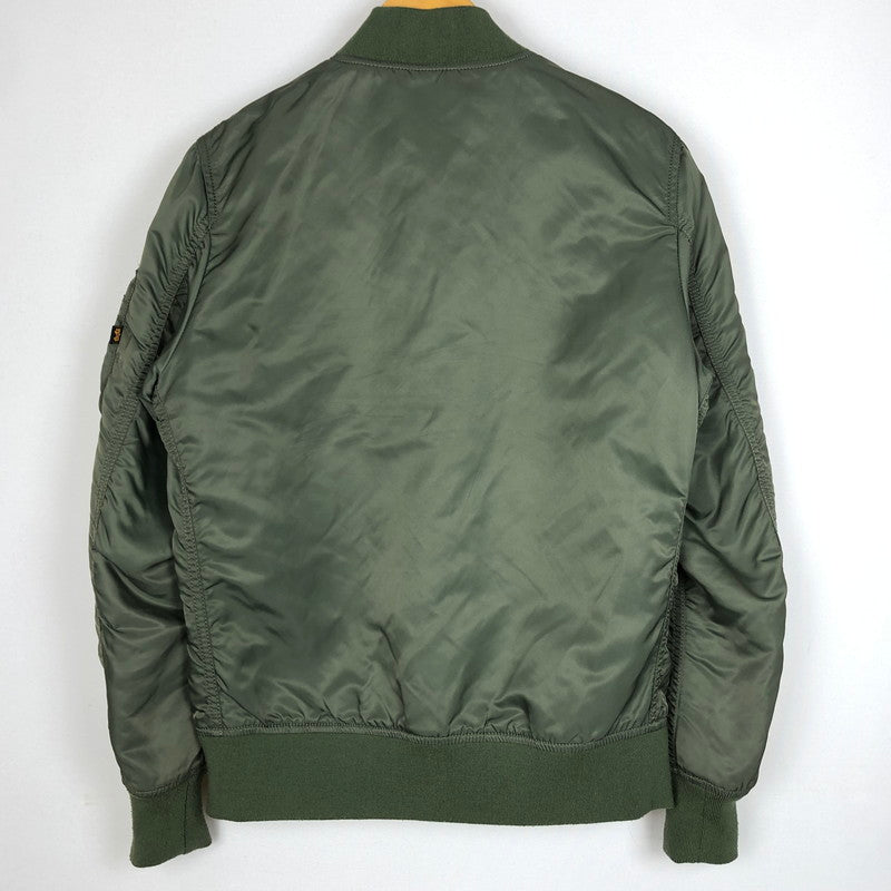 【中古品】【メンズ】 ALPHA INDUSTRIES アルファ インダストリーズ SOUVENIR JACKET REVERSE MA-1 TA1173-042 スーベニア ジャケット リーバイス エムエーワン アウター リバーシブル 145-260909-sa-07-teih サイズ：S カラー：ブルー 万代Net店