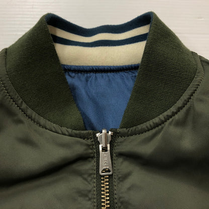 【中古品】【メンズ】 ALPHA INDUSTRIES アルファ インダストリーズ SOUVENIR JACKET REVERSE MA-1 TA1173-042 スーベニア ジャケット リーバイス エムエーワン アウター リバーシブル 145-260909-sa-07-teih サイズ：S カラー：ブルー 万代Net店