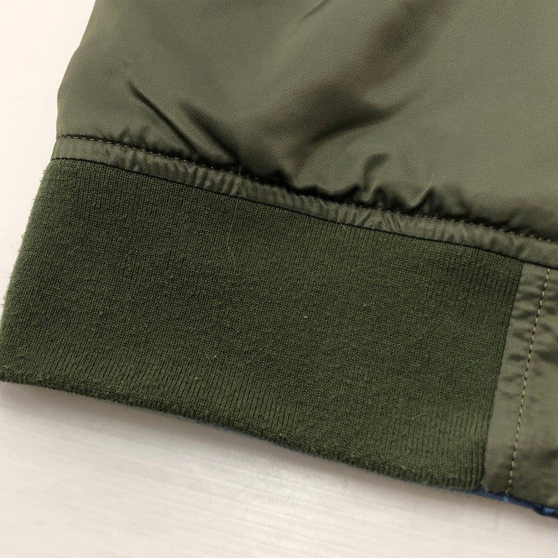 【中古品】【メンズ】 ALPHA INDUSTRIES アルファ インダストリーズ SOUVENIR JACKET REVERSE MA-1 TA1173-042 スーベニア ジャケット リーバイス エムエーワン アウター リバーシブル 145-260909-sa-07-teih サイズ：S カラー：ブルー 万代Net店