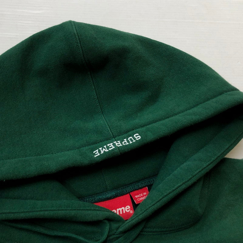 【現状渡し品】【メンズ】 SUPREME シュプリーム 22AW S LOGO HOODED SWEATSHIRT 2022年秋冬 ロゴ フーディー スウェット シャツ 長袖 トップス プルーオーバー パーカー 149-260909-sa-05-teih サイズ：S カラー：グリーン 万代Net店